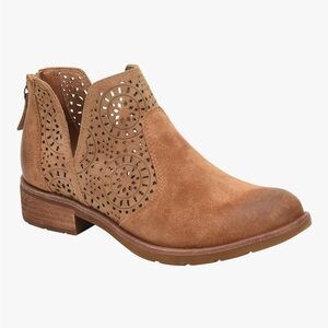 Sofft Barrosa Cognac Oiled Cow Suede Bootie, 6.5